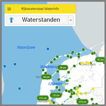 Waterstanden Waterst